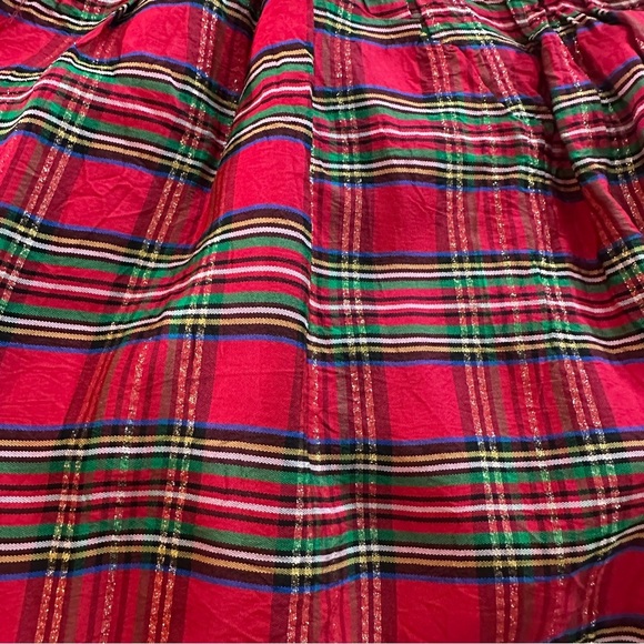 Sugar Plum Red Plaid Dress with Velvet Top Girls Christmas Recital Sz 5 - Picture 2 of 11